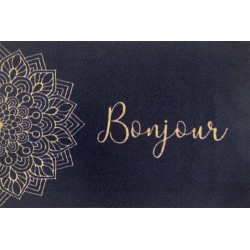 Paillasson noir l.40 cm x L.60 cm, Boston4060mandala - Sans marque