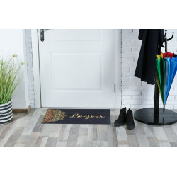 Paillasson noir l.40 cm x L.60 cm, Boston4060mandala - Sans marque