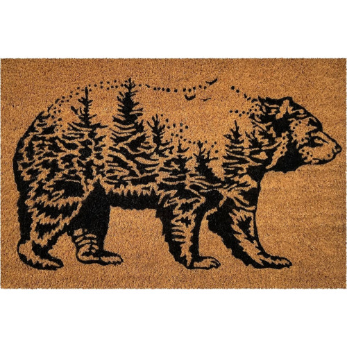 Tapis Coco Naturel Ours 40X60Cm - ID MAT