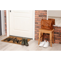 Tapis Coco Naturel Ours 40X60Cm - ID MAT