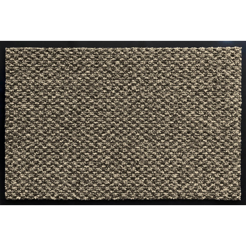 Tapis d'entree plastique marron l.60 cm x L.80 cm, Aurillac608010 - Sans marque