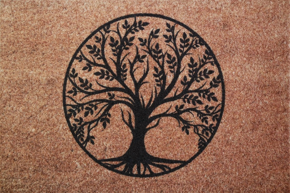 Tapis Dallas Arbre 40X60X0 5Cm