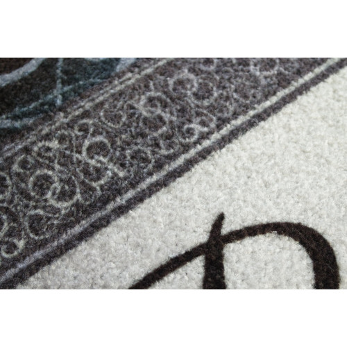 Tapis Dallas Bienvenu Gris 40X60Cm - ID MAT