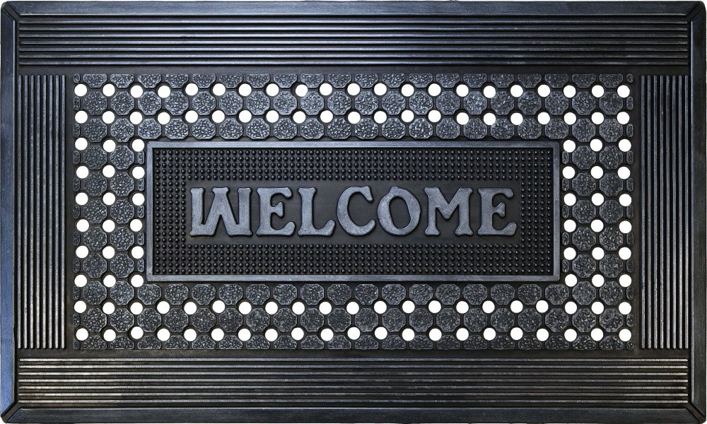 Tapis Mercure Caoutchouc Welcome 45X75Cm
