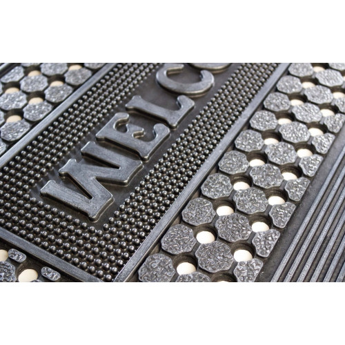 Tapis Mercure Caoutchouc Welcome 45X75Cm - ID MAT