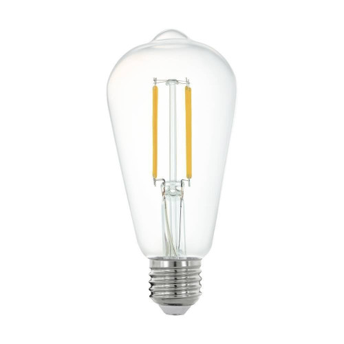 Ampoule connectée led clair EDISON E27 806 Lm, variation de blancs, EGLO - Eglo