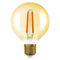 Lot de 2 Led globe 80 à filament ambre 55 w chaud OSRAM de marque OSRAM, référence: B9120800