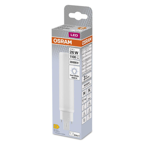Ampoule led opaque linéaire G24Q3, 1000 lumens, OSRAM, blanc neutre - OSRAM