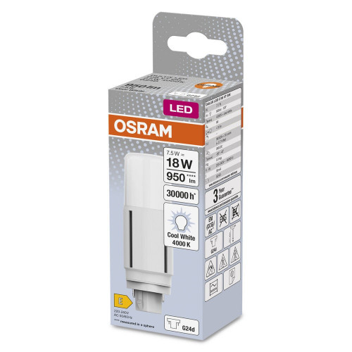 Ampoule Tube led G24D-2 18W 4000K blanc neutre OSRAM - OSRAM
