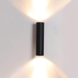 Applique Figura, 2xGU10, design noir LUSSIOL - LUSSIOL