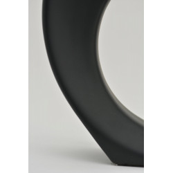 Lampe Anori, céramique, noir, H.60 cm, E27, SEYNAVE - SEYNAVE