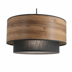Suspension Stratos bosk, acier, diam.38 cm, E27, noir de marque METROPOLIGHT, référence: B9123900