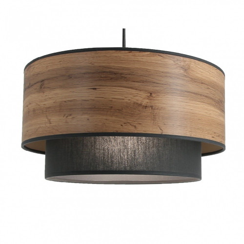 Suspension Stratos bosk, acier, diam.38 cm, E27, noir - METROPOLIGHT