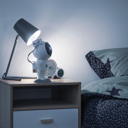 Veilleuse projecteur LED AstroLite blanche, filaire USB, câble 100cm, XANLITE - XANLITE