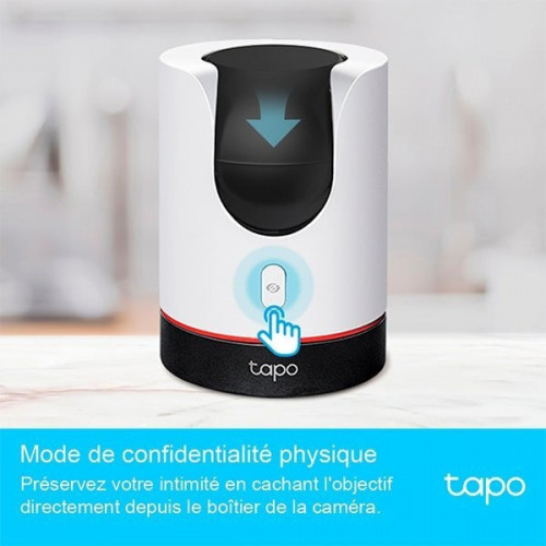 Camera de surveillance interieure motorise filaire c225 tapo blanc - TP LINK