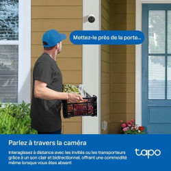 Camera exterieure avec panneau solaire tc82 tapo blanc - TP LINK