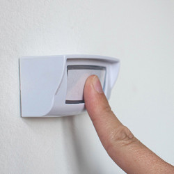 Bouton de sonnette filaire SCS SENTINEL, blanc de marque SCS SENTINEL, référence: B9126300