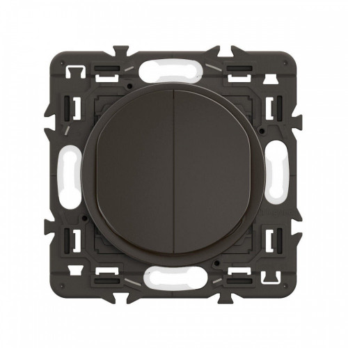 Double poussoir compo celiane noir - LEGRAND