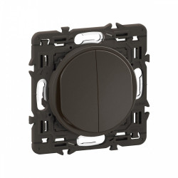 Double poussoir compo celiane noir - LEGRAND