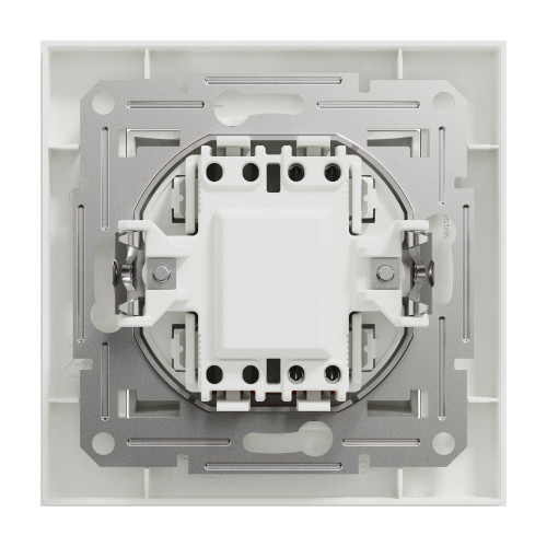Interrupteur va-et-vient lumineux complet Miluz, SCHNEIDER ELECTRIC, blanc - SCHNEIDER ELECTRIC