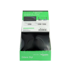 Lot de 5 interrupteurs va-et-vient complet Odace, SCHNEIDER ELECTRIC, anthracite de marque SCHNEIDER ELECTRIC, référence: B9128300