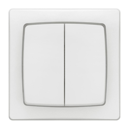 Double interrupteur va-et-vient saillie complet, LEGRAND Asl, blanc - LEGRAND
