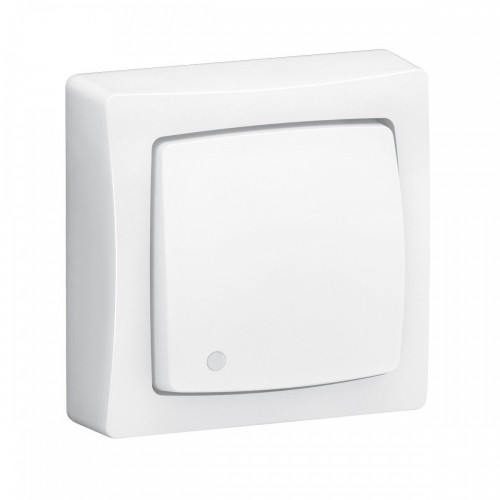 Interrupteur va-et-vient saillie à voyant, lumineux complet, LEGRAND Asl, blanc - LEGRAND