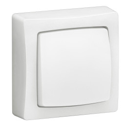 Poussoir saillie complet, LEGRAND Asl, blanc - LEGRAND