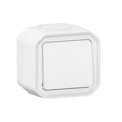 Interrupteur va-et-vient étanche prêt à poser, LEGRAND Plexo, blanc de marque LEGRAND, référence: B9130800