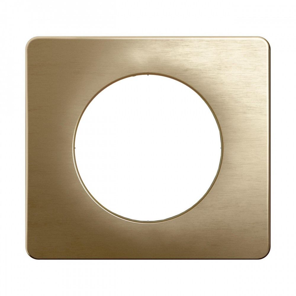 Plaque de finition 1 poste Legrand Céliane CP1621 coloris satiné .90 x P.9 x H.82 mm - vue 2