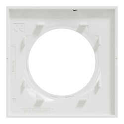 Plaque simple Odace Styl, SCHNEIDER ELECTRIC, blanc - SCHNEIDER ELECTRIC