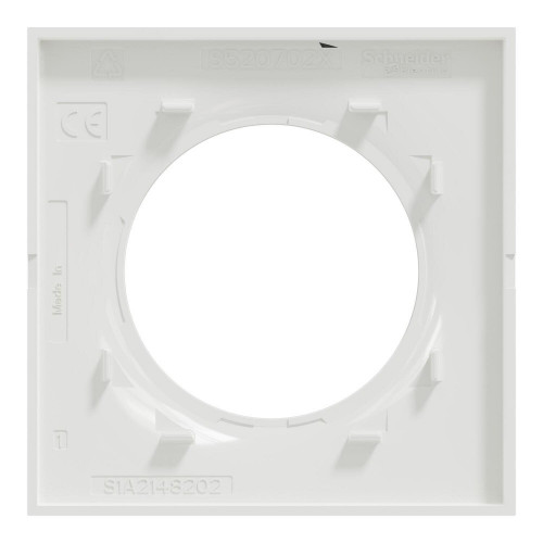 Plaque simple Odace Styl, SCHNEIDER ELECTRIC, blanc - SCHNEIDER ELECTRIC