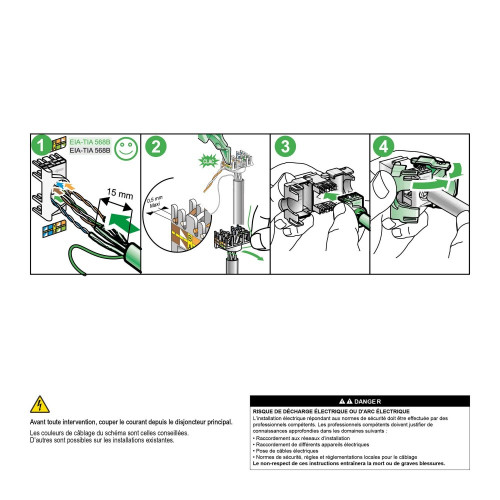 Prise rj45 complet Miluz, SCHNEIDER ELECTRIC, blanc - SCHNEIDER ELECTRIC