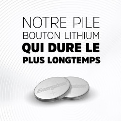 2 piles bouton lithium ultim CR2025 ENERGIZER - ENERGIZER