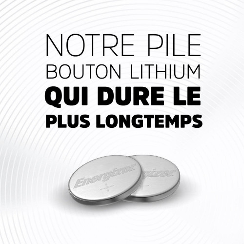 2 piles bouton lithium ultim CR2025 ENERGIZER - ENERGIZER