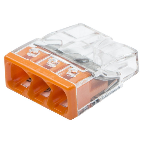 Lot de 20 bornes WAGO automatique 3 fils 2.5mm² - WAGO