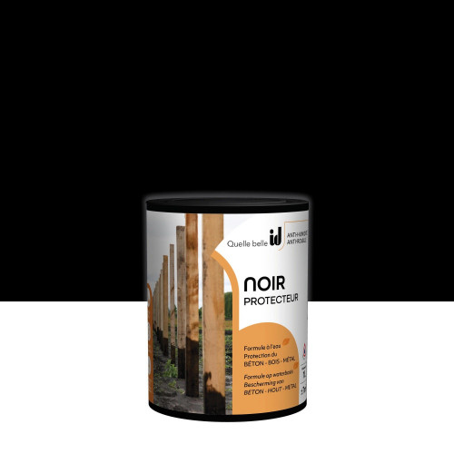 Revêtement d'étanchéité Noir Protecteur, LAKEONE, noir 1 litre - ID