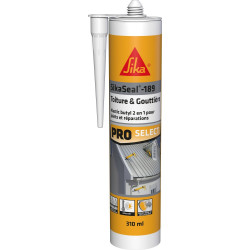 Mastic colle couverture SIKASEAL 189 gris SIKA 310 ml de marque SIKA, référence: B9150400