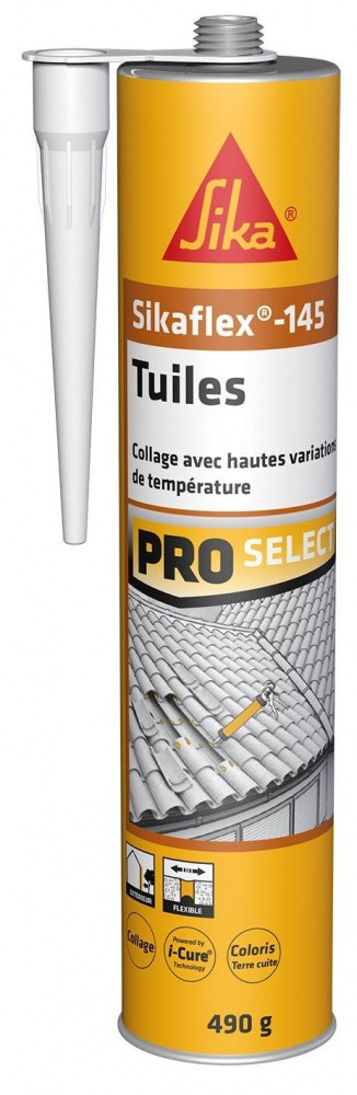 Mastic colle Sikaflex 145 cuite pour réparation et collage souple de tuiles 300ml Sika - vue 2