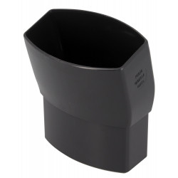 Coude 15° mâle / femelle pour gouttière Pco87a PVC de marque GIRPI, référence: B9151200