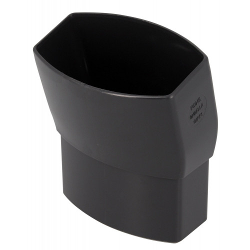Coude 15° mâle / femelle pour gouttière Pco87a PVC - GIRPI