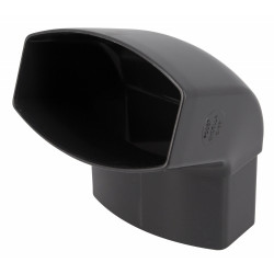 Coude 67.3° mâle / femelle pour gouttière Pcua PVC de marque GIRPI, référence: B9151400