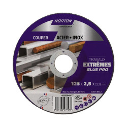 Disque acier/inox NORTON extreme 125x2,5 de marque NORTON, référence: B9156100