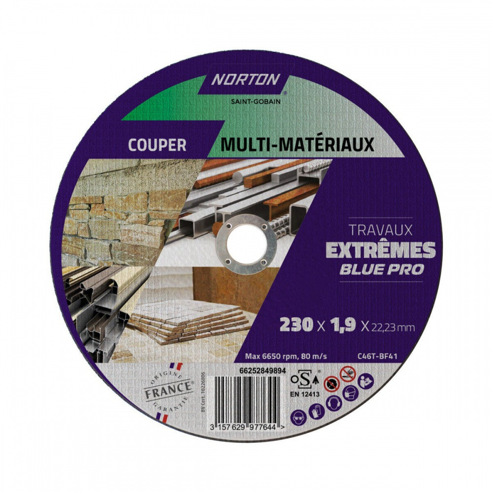Disque tous mater NORTON extreme 230 x19