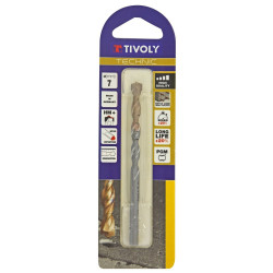 Foret à béton TIVOLY, diam. 7 x 16 cm de marque TIVOLY, référence: B9158000