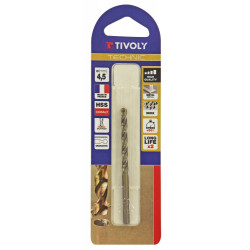 Foret à métal, Diam.4.5 mm, L.47 mm TIVOLY de marque TIVOLY, référence: B9158700