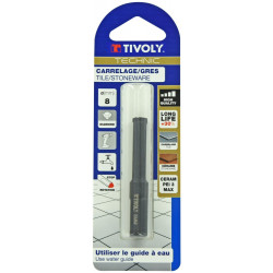 Foret diamant pour carrelage en grès, diam. 8 mm TIVOLY de marque TIVOLY, référence: B9159200