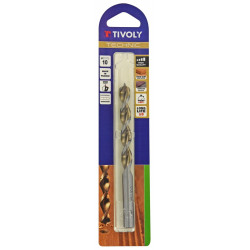 Foret hélicoïdal pour bois TIVOLY, diam. 10 x 22,5 cm de marque TIVOLY, référence: B9159300