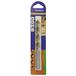 Foret hélicoïdal pour bois TIVOLY, diam. 12 x 22,5 cm de marque TIVOLY, référence: B9159400