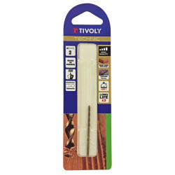 Foret hélicoïdaux pour bois TIVOLY, diam. 2 x 16 cm de marque TIVOLY, référence: B9159700